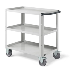 vendita online Carrello clever 0907 small mm.904x515x847h - grigio chiaro ral7035 Carrelli e Contenitori Per Officina - Moduli Per Carrelli Fami